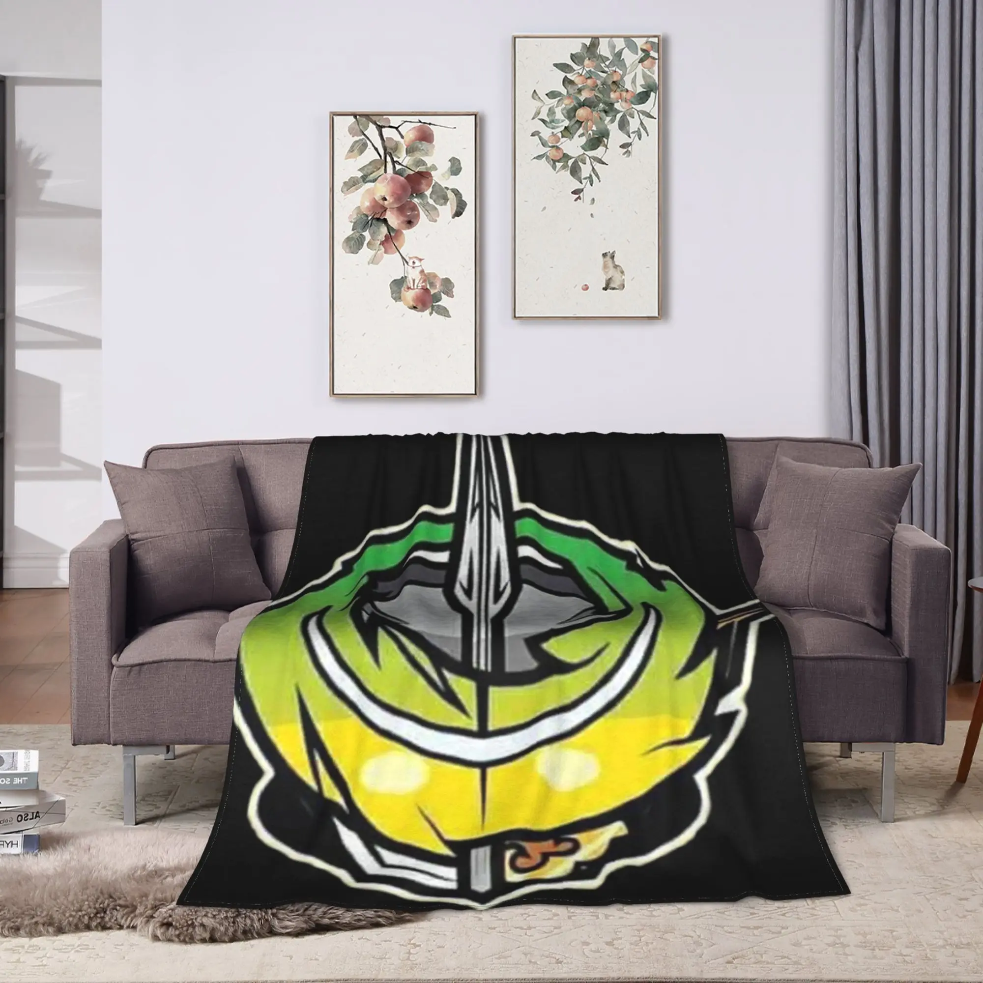 Kamen Rider Cartoon Blanket  Decorative Flannel Throw Blanket For Living Room Warm Soft Design Quality Bedspread Gift