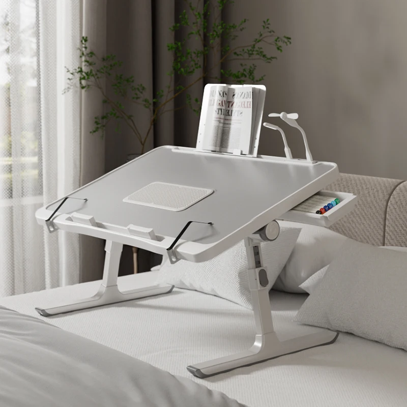 

Bed small foldable lifting adjustment bay window table college student dormitory study table homework computer