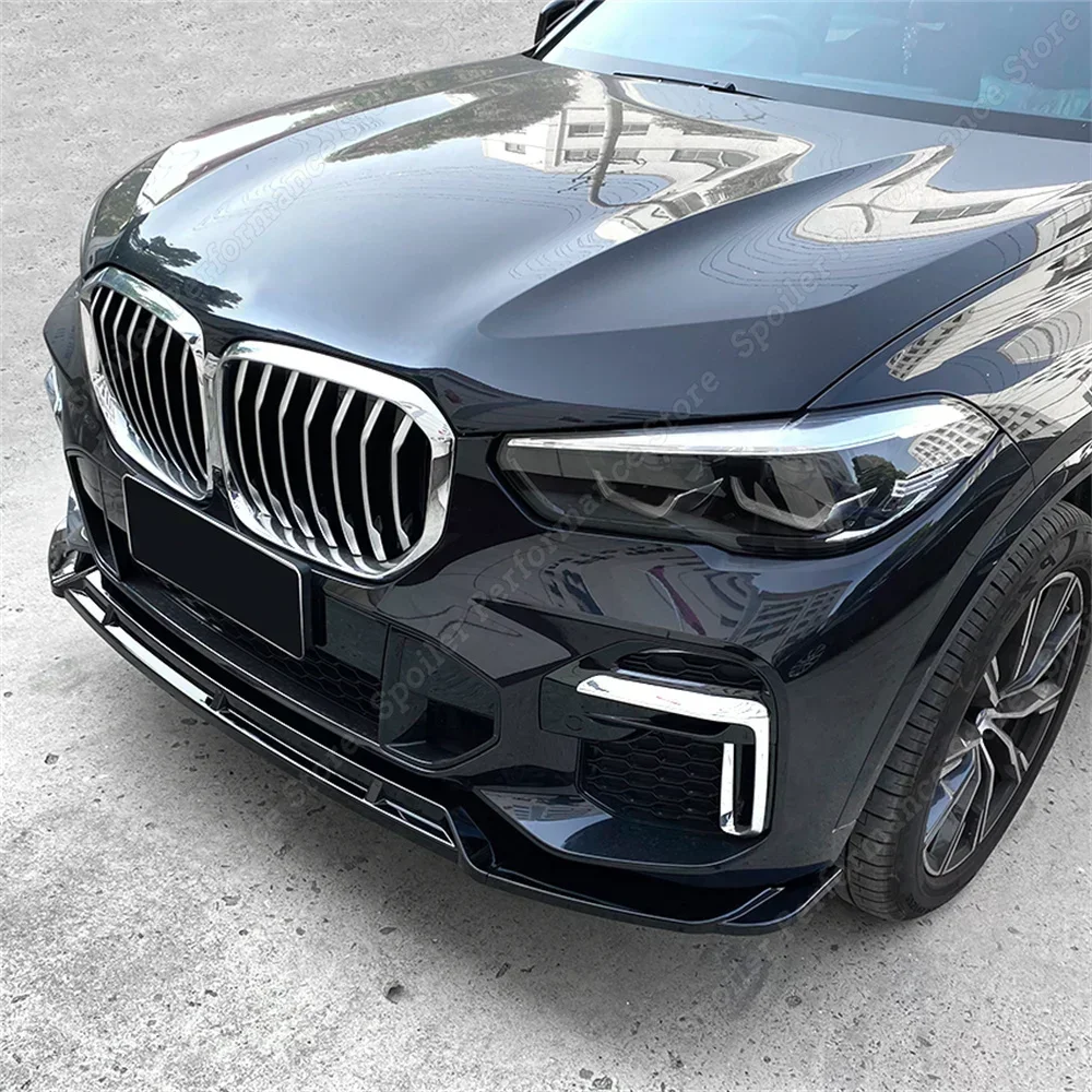 BMW X5 G05 프론트 범퍼 립 스포일러 스플리터 디퓨저 가드 바디 키트 커버 M50 xDrive 40i 35i 30d 2018-2022 M-팩 튜닝 썸네일 3