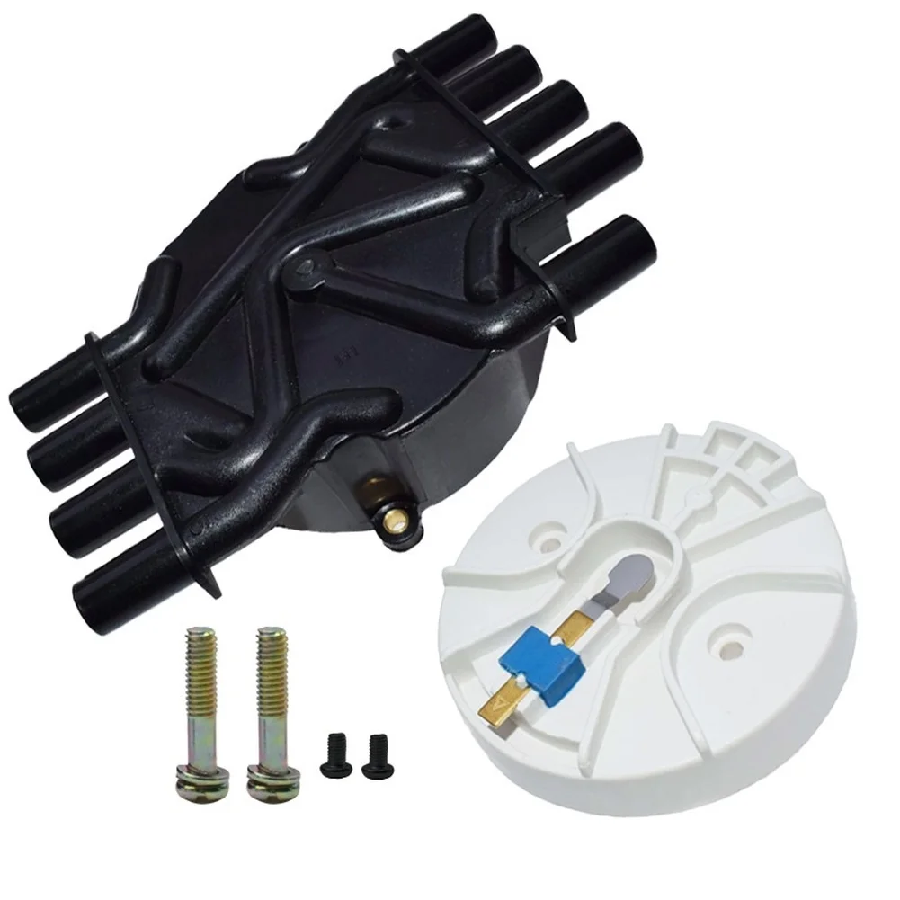 Black Distributor Cap Kit 10452459 for 19For 96 to 2001 For chevrolet and For gmc Full Size Trucks SUVs with V8 5.0L 5.7L
