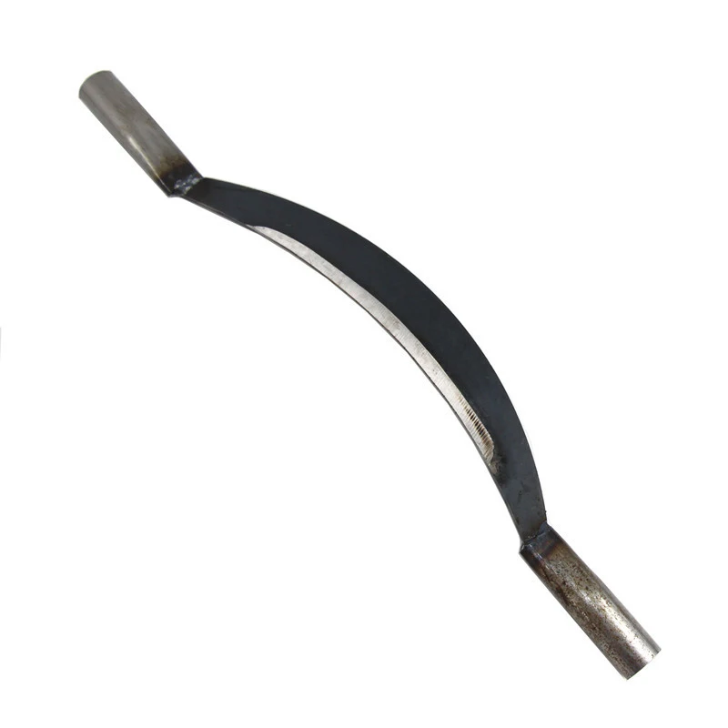 Imagem -03 - Curved Wood Carving Tool Draw Knife Manganês Steel Shave Woodworking Debarking Tool 51cm