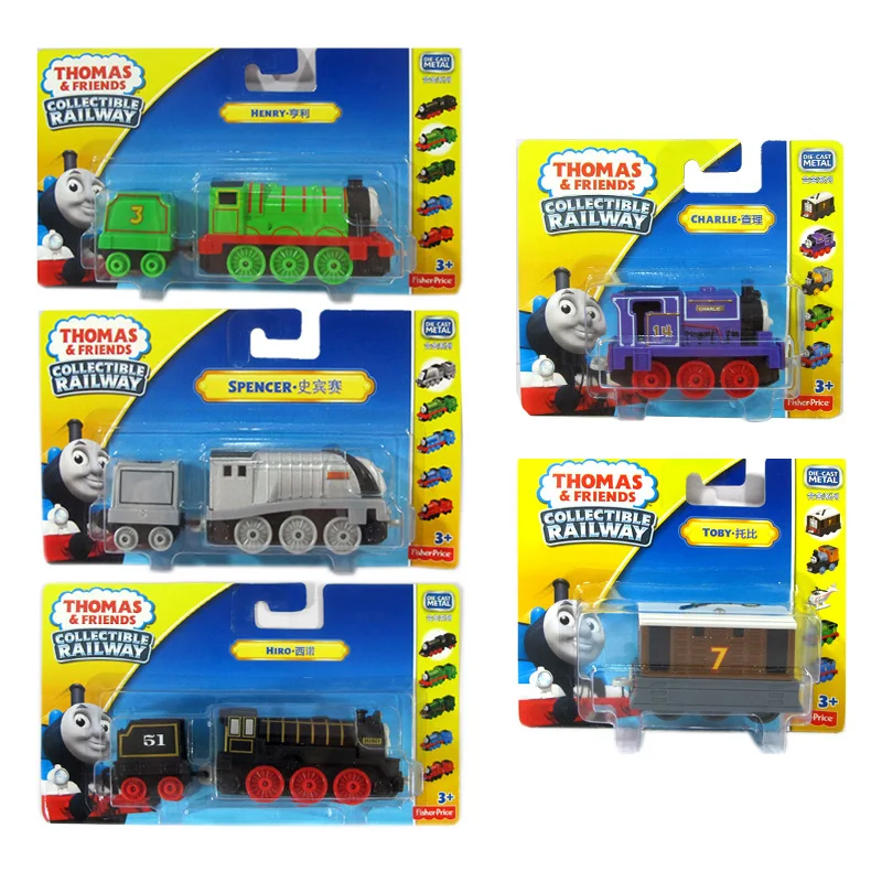 Original Thomas and Friends Trains Kids Toy Alloy Models Locomotive Emily Gordon Multiple Roles Toys for Children James Percy