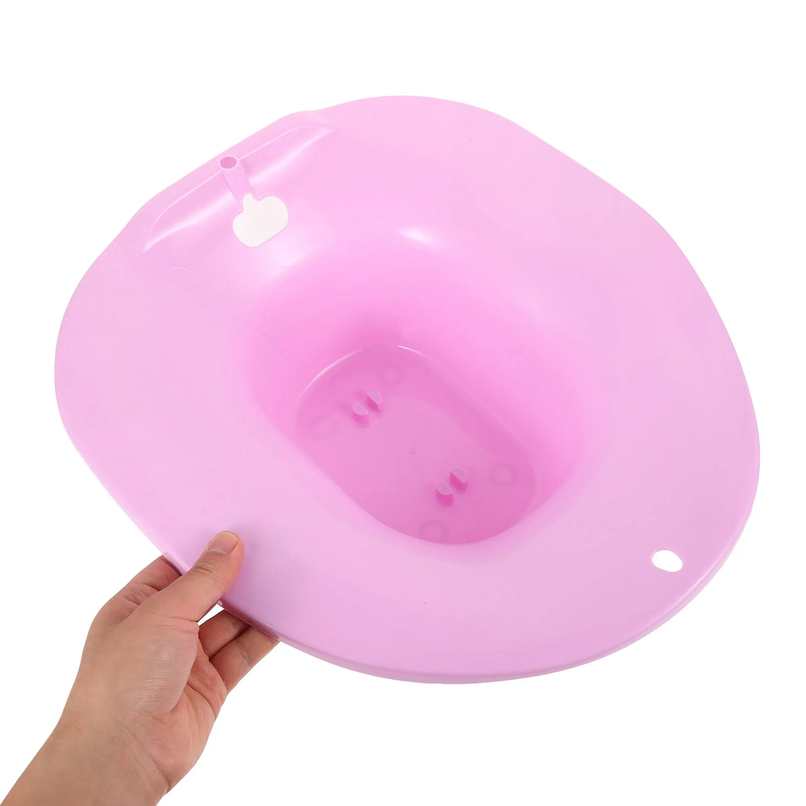 

Plastic Sitz Bath Basin For Postpartum Care Non-Slip Home Use Pregnant Women Haemorrhoid Treatment Toilet Seat Fit Durable Basin