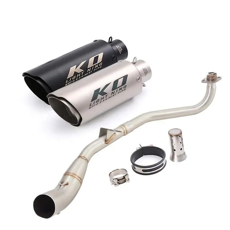 

For Honda MSX 125 125SF GROM 125 125SF 2021-2023 Slip On Motorcycle Exhaust Muffler Tail Pipe Front Link Tube Stainless Steel