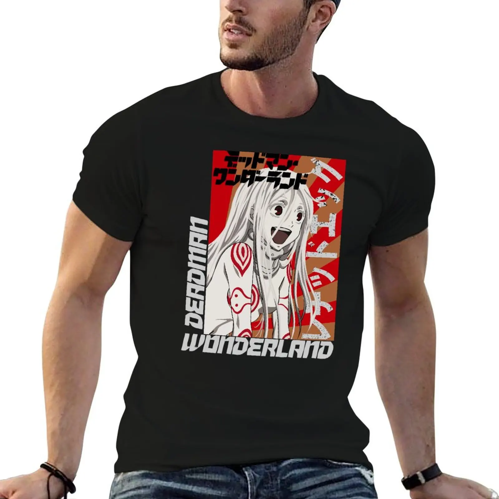 Shiro Deadman Wonderland T-Shirt Summer Casual Loose T-Shirt