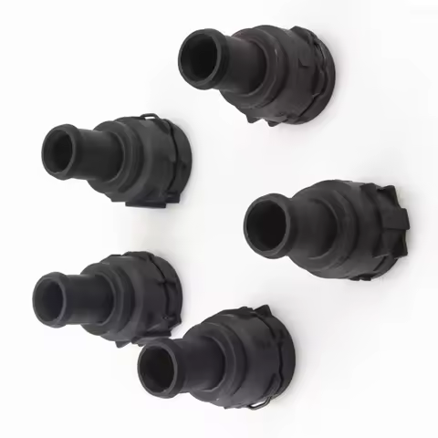 Qty5 Car Engine Connector Cooling Coolant Hose Flange Pipe For Audi A3 A5 Q2 Q3 TT VW Passat Golf Bora 3B0 122 291 B 3B0122291B