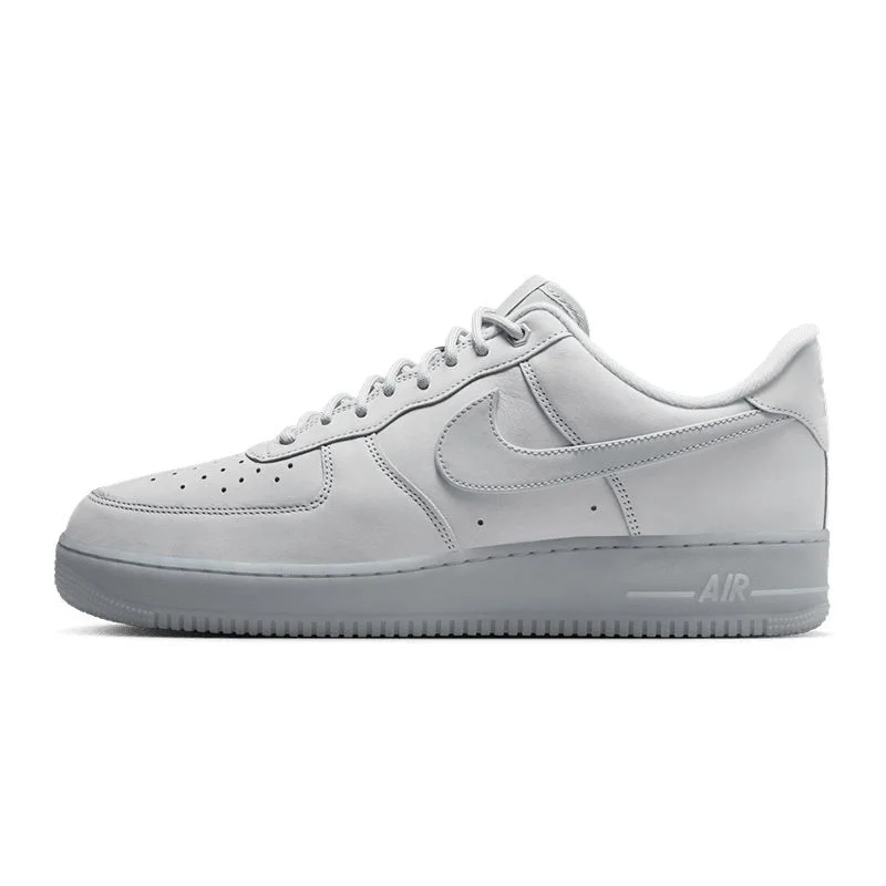 Nike Air Force 1 Low Fashion Matte Premium Grey Minimalist Versatile Everyday Casual Low-Top Sneakers Men's CJ9179-002