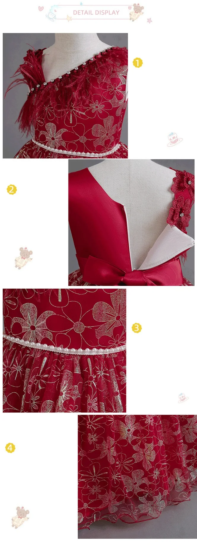 2023 Sommer Mädchen Pailletten Tutu Kleid Blumen mädchen Kleid für Hochzeits feier 4-12 Jahre Geburtstag Outfits Kleinkind formelle Gala Kleidung