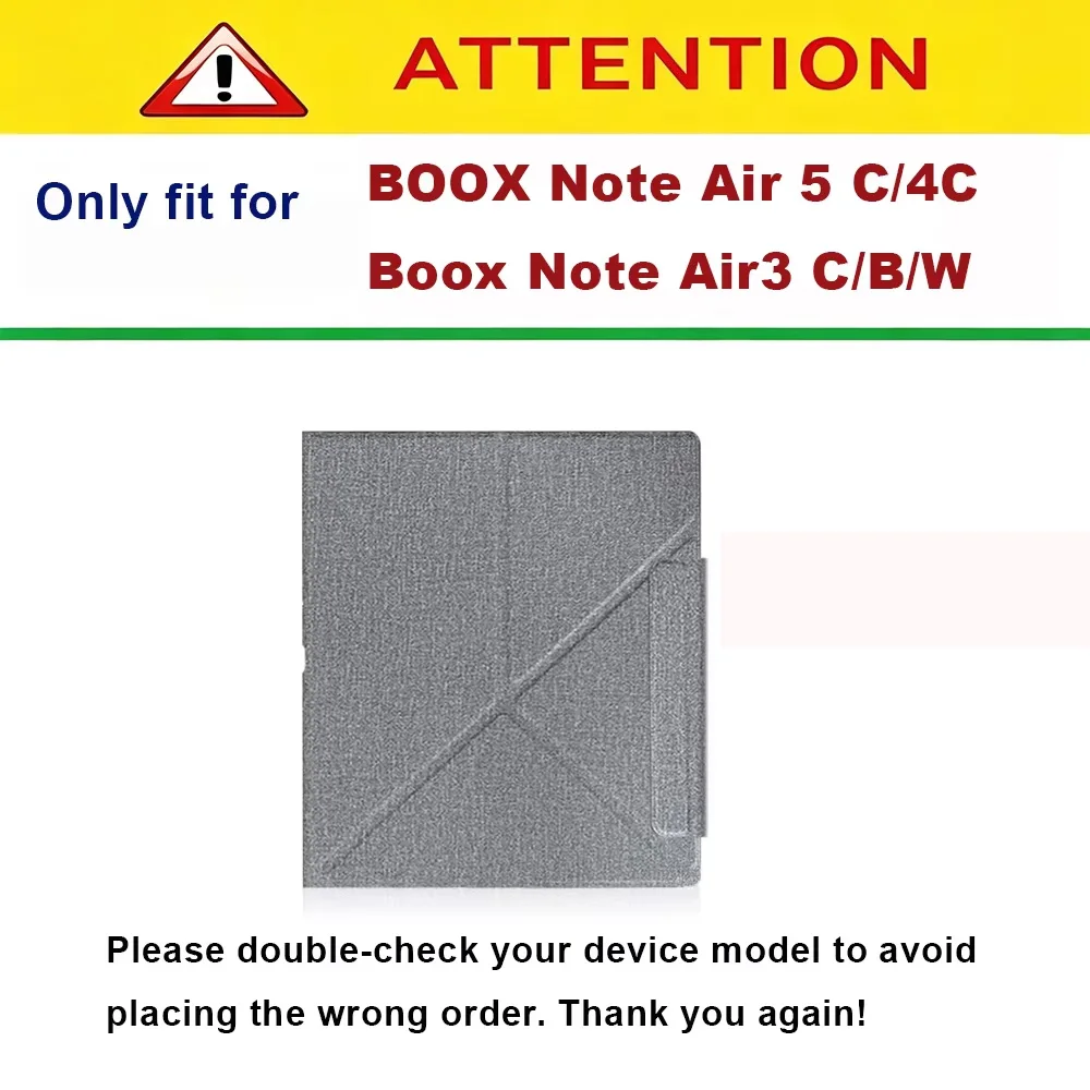 Stand Case for 10.3' BOOX Note Air 5 C 2025/Air4 C (2024)/Air3 B/W (2023), Multi-view Angles Slim Light Shell Protective