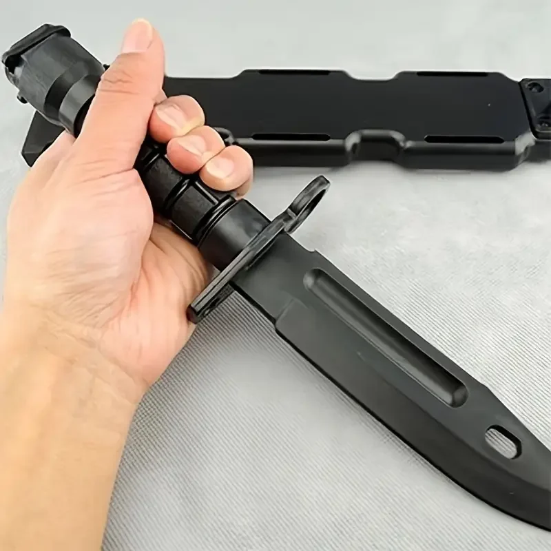 M9 Tactical Airsoft Rubber Knife Military Training Martial Arts CS Cosplay Halloween Soft Knives Dagger Model