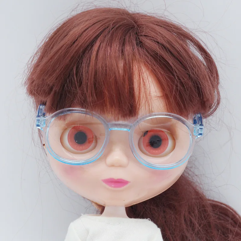 6,5 cm/9 cm Puppe Gläser Zubehör für BDJ Puppe Labubu MSD SD Plüsch EXO Puppe Sonnenbrille 2 teile/los – Detail 5