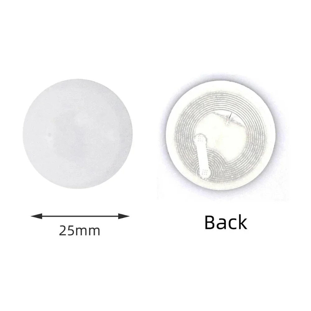 Hilo 50/100Pcs NFC Tags Nfc215 Chip Label Stickers RFID Electronic Label Stickers For Access Control Smart Key Rewritable