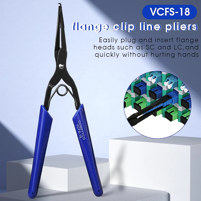 

COMPTYCO Blue VCFS-18 Зажим для проводов SC/LC Волоконно-оптический разъем Вилка и зажим Инструмент для вытягивания Оптоволоконные инструменты для комнаты