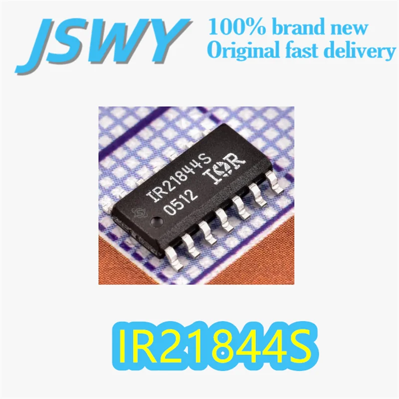 

(5/50 pieces) IR21844S IR21844STRPBF Original 14-SOIC Package 600V Half-Bridge Gate Driver 1.9A/2.3A Electronics In Stock