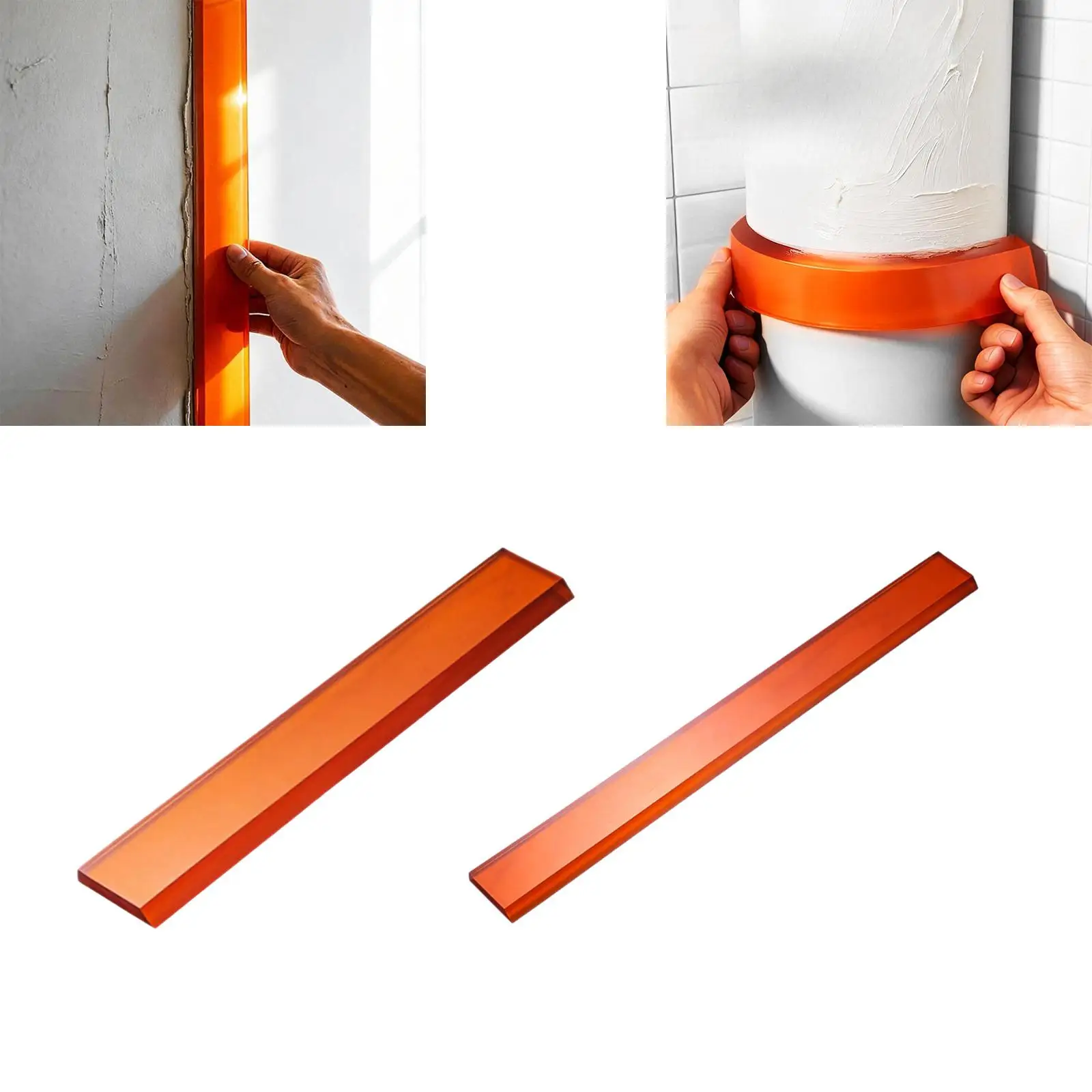 Putty Knife Flexible Universal Practical Wall Scraper Paint Scraper Rubber Putty Scraper for Construction Home Improvement