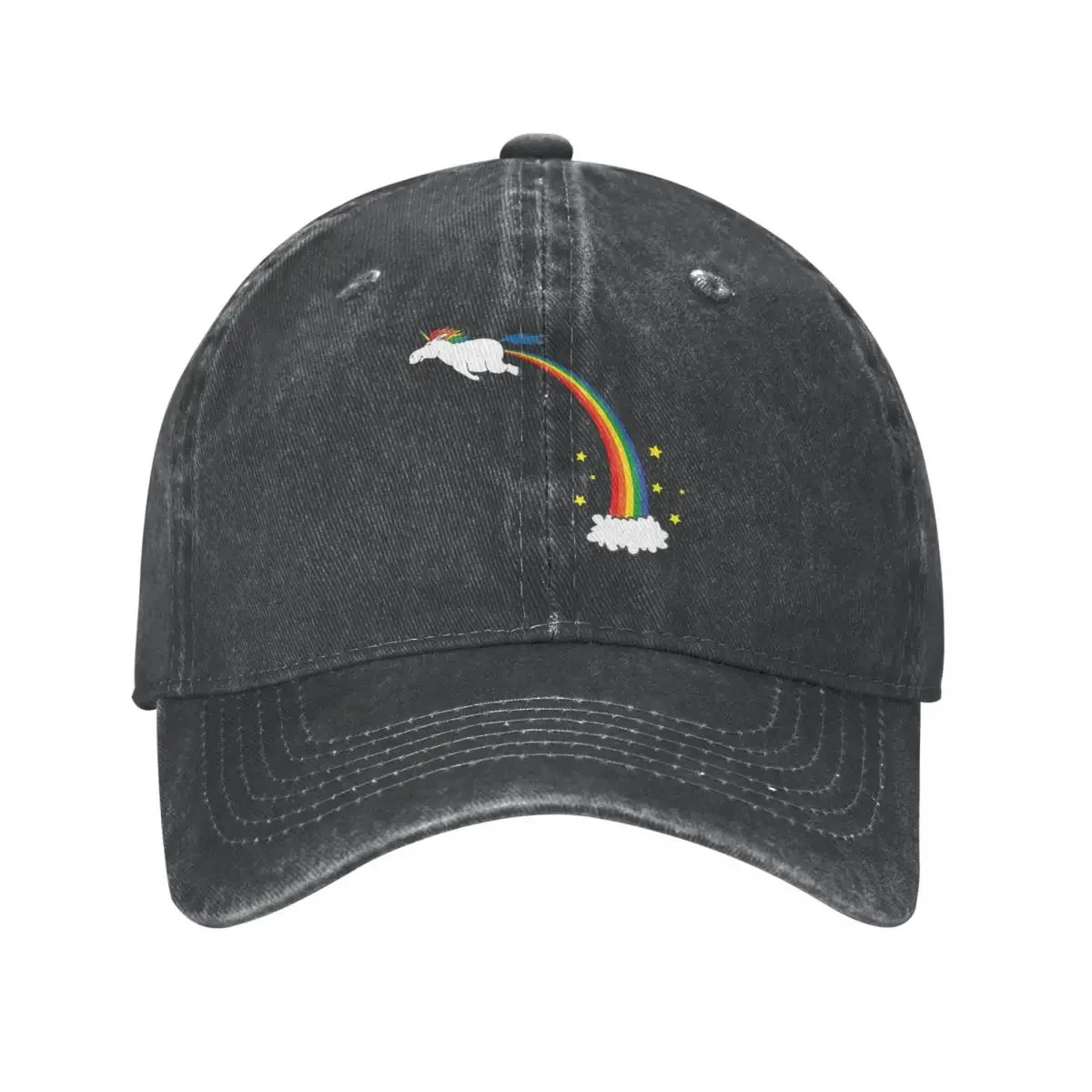 Unicorn Rainbow Fart Baseball Cap cowboy hat Peaked cap Cowboy Bebop Hats Men and women hats