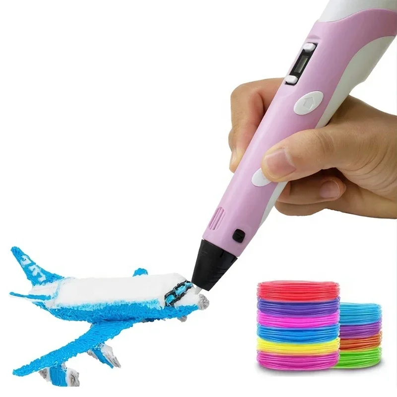 

2024 New Arrivals Children's Gift Mini 3D Printing Drawing Printer Pen with LCD Screen