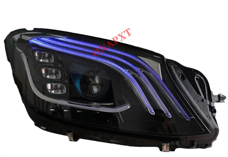 Head Lamp For Benz S-class W222 2014-2017 S400 S450 Turn Signal Flashlight Car Front LED Headlight Assembly Daytime Running Lamp