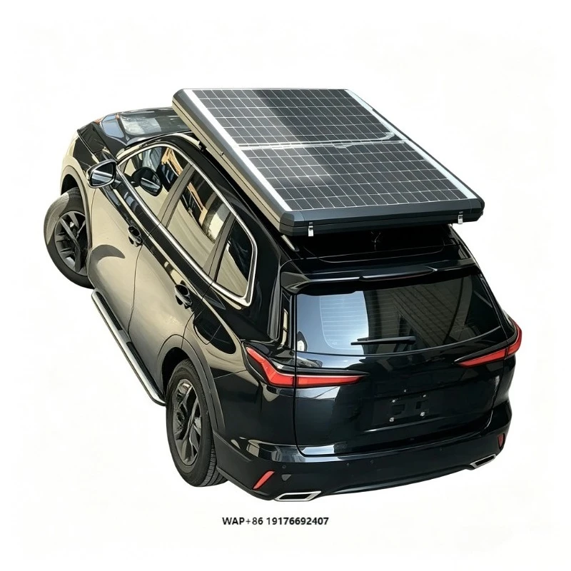 AUTO Aluminum Hard Shell Roof Top Tent Electric Waterproof 2-3 Person for Tacoma Tundra  F150 Ranger Wrangler