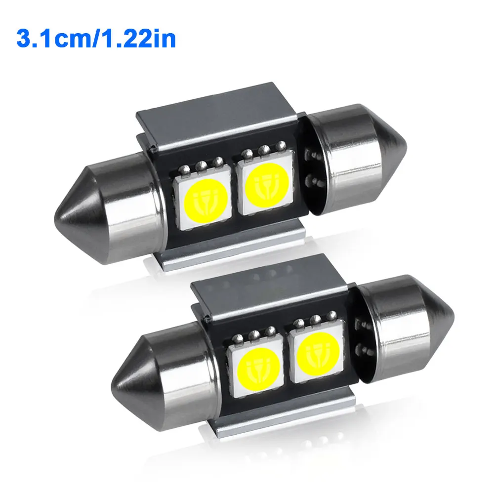 2/4/6/10PCS Girlande LED 31/36/39/41MM Lesebeleuchtung Lampen Weiß 12V für Auto Innen Lesen und Lösungen Platten Lichter