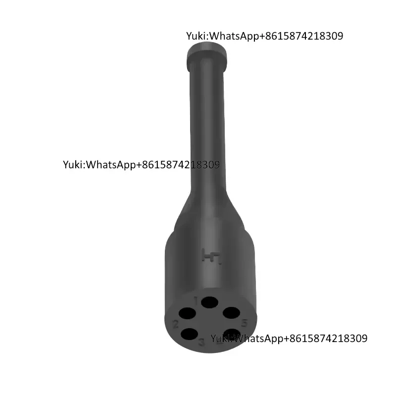 DC5F Female Dummy Plug Underwater Waterproof  Pluggable Deepsea Subsea Electrical Connection Connector for Deep Sea Equipment