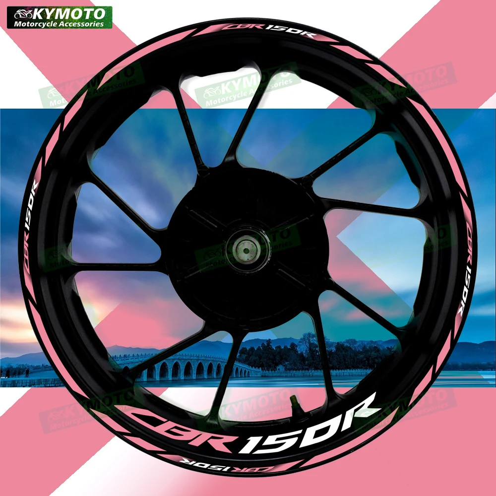 

For Honda CBR150R CBR 150R motorcycle accessories 17 inch front and rear wheel stickers fairing reflective stickers decoration