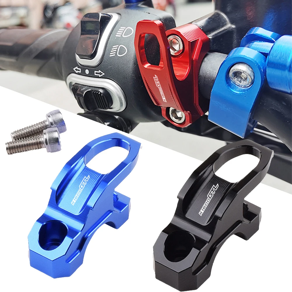 

Motorbike Luggage Helmet Double Clamp Handlebar Hook Mount Scooter Holder bag Hanger Carry FOR BMW K1600GTL K1600GTL