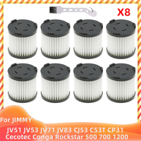 Compatible for JIMMY Handheld Cordless Vacuum JV51 JV53 JV71 JV83 CJ53 C53T CP31 Conga Rockstar 300 500 700 1200 Ultimate Filter