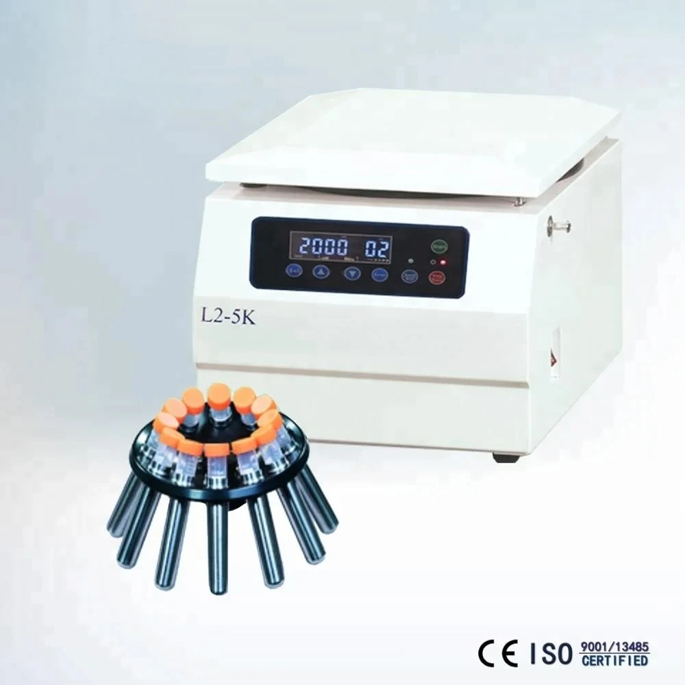 Low Speed Benchtop Centrifuge L2-5K 4x100ml for Laboratory Serological Bucket Industrial Heavy Load CE High Precision Durable