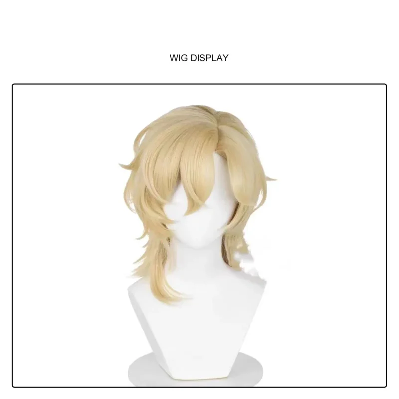 

Aventurine cosplay wig for Honkai: Star Rail game, beautiful fashion combat role play costume, carnival outfits with hats;2,f;5.