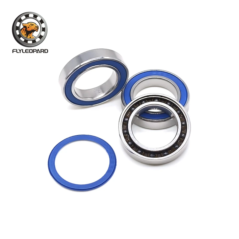 

1PCS S6802RS CB 15x24x5 mm Bearings 440C 6802RS Stainless Steel Rings With Si3N4 Ceramic For Bike Bicycle Balls Bearing