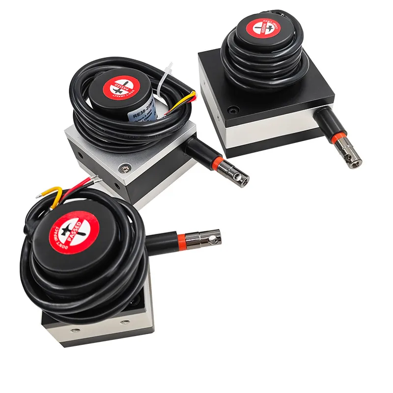 Pull Rope Displacement Sensor Linear Distance Measurement Encoder Electronic Ruler Pulse Analog Quantity 0-10/5V 4-20mA 0-10KΩ
