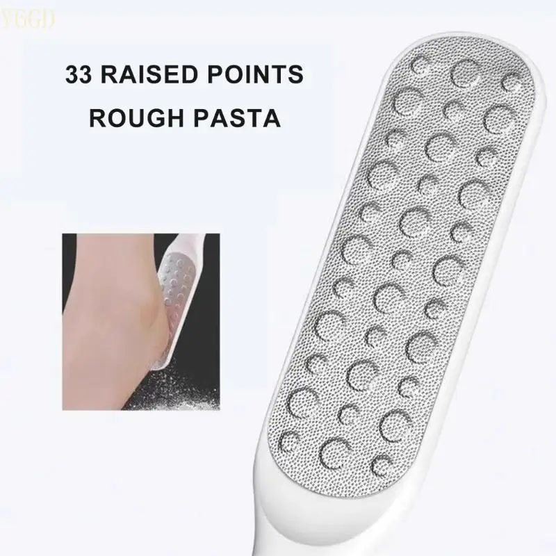 Y6GD Double -sudedent Metal Foot Rasp Rasp Callus Remover Tool Remove com eficiência a pele morta para um design ergonômico