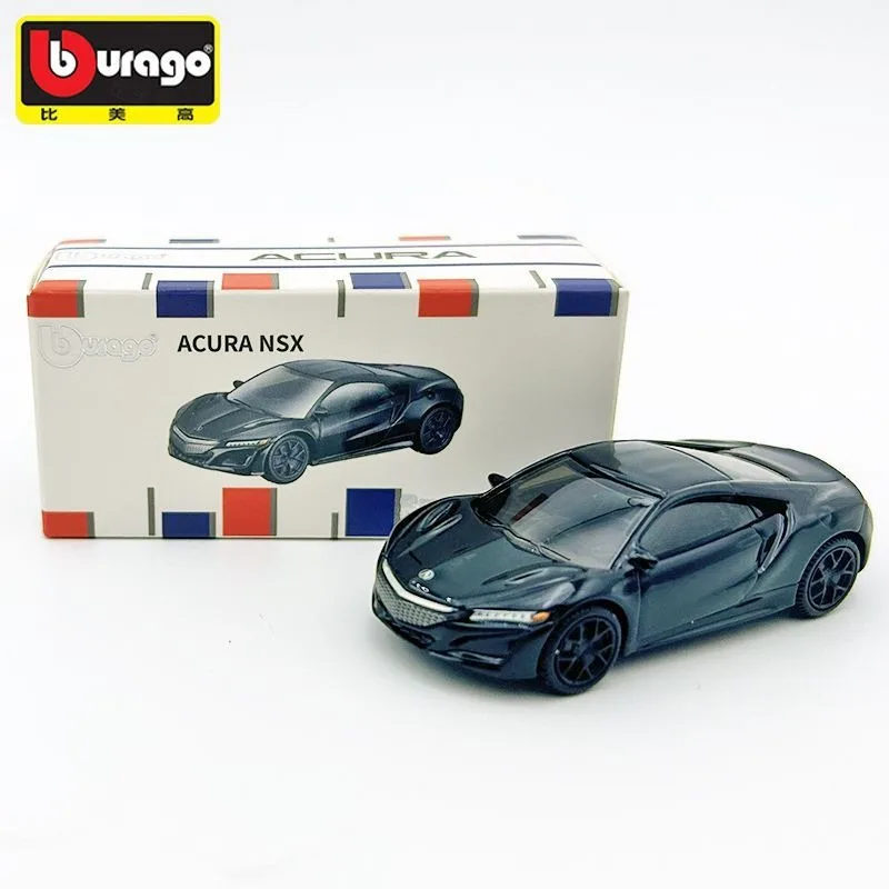 

Bburago 1/64 Acura NSX Black Simulated Alloy Car Model Collectible Ornament Toy Gift for Boys Ideal for Car Model Enthusiasts