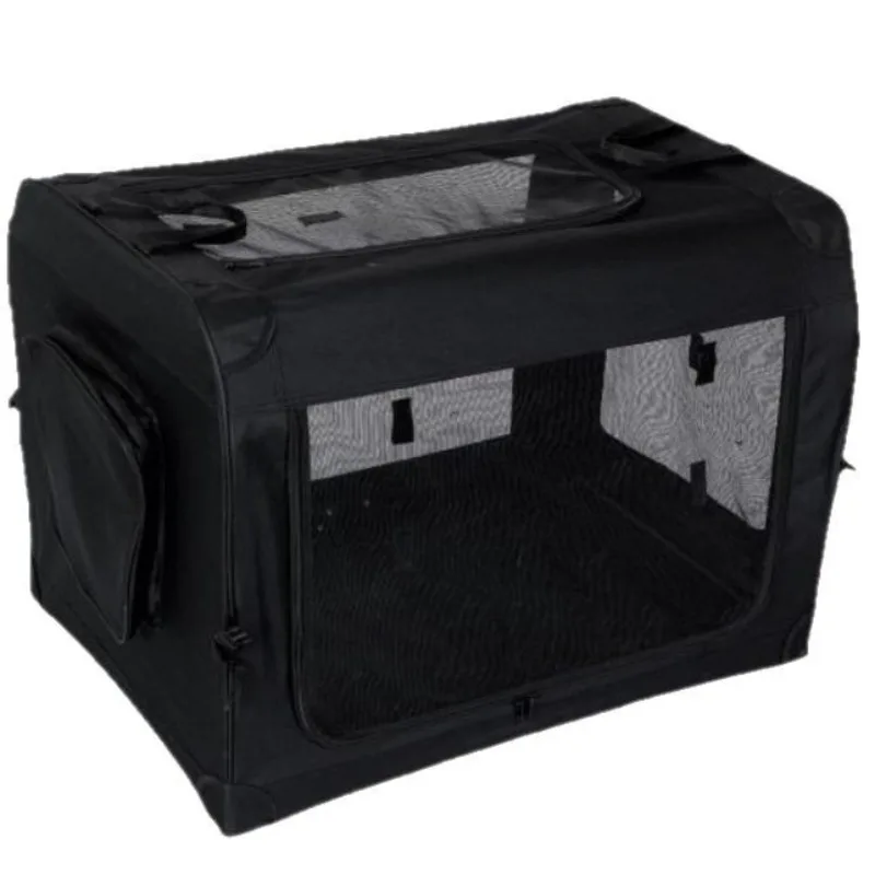 

Medium and large dog pet car cage portable folding outdoor cat kennel Oxford cloth steel frame design