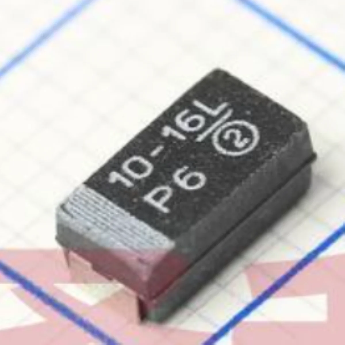 2312 CASE-C 6032 28mm Marking 10-16L Original Black Tantalum Capacitor 16V ±20% 10uF 1.8Ω Ohm CAP TANT 10µF 293D106X0016C2TE3