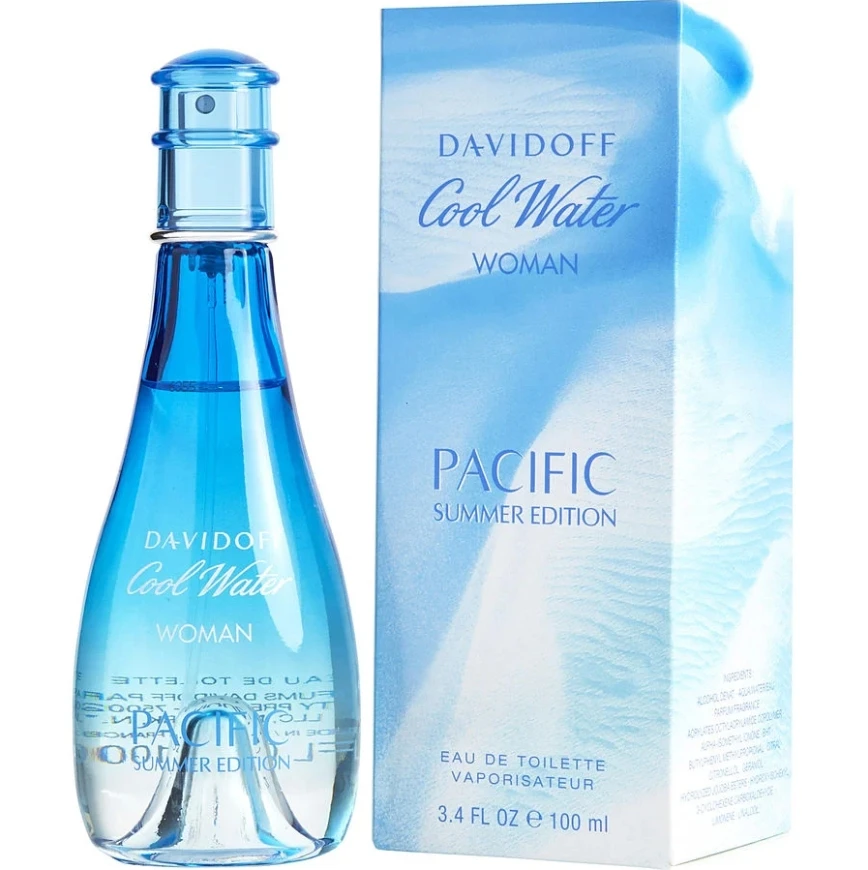 Women DAVIDOFF Cool Water Pacific Summer 2017 3.4OZ Eau De Toilette SPRAY 'PACIFIC EDITION'