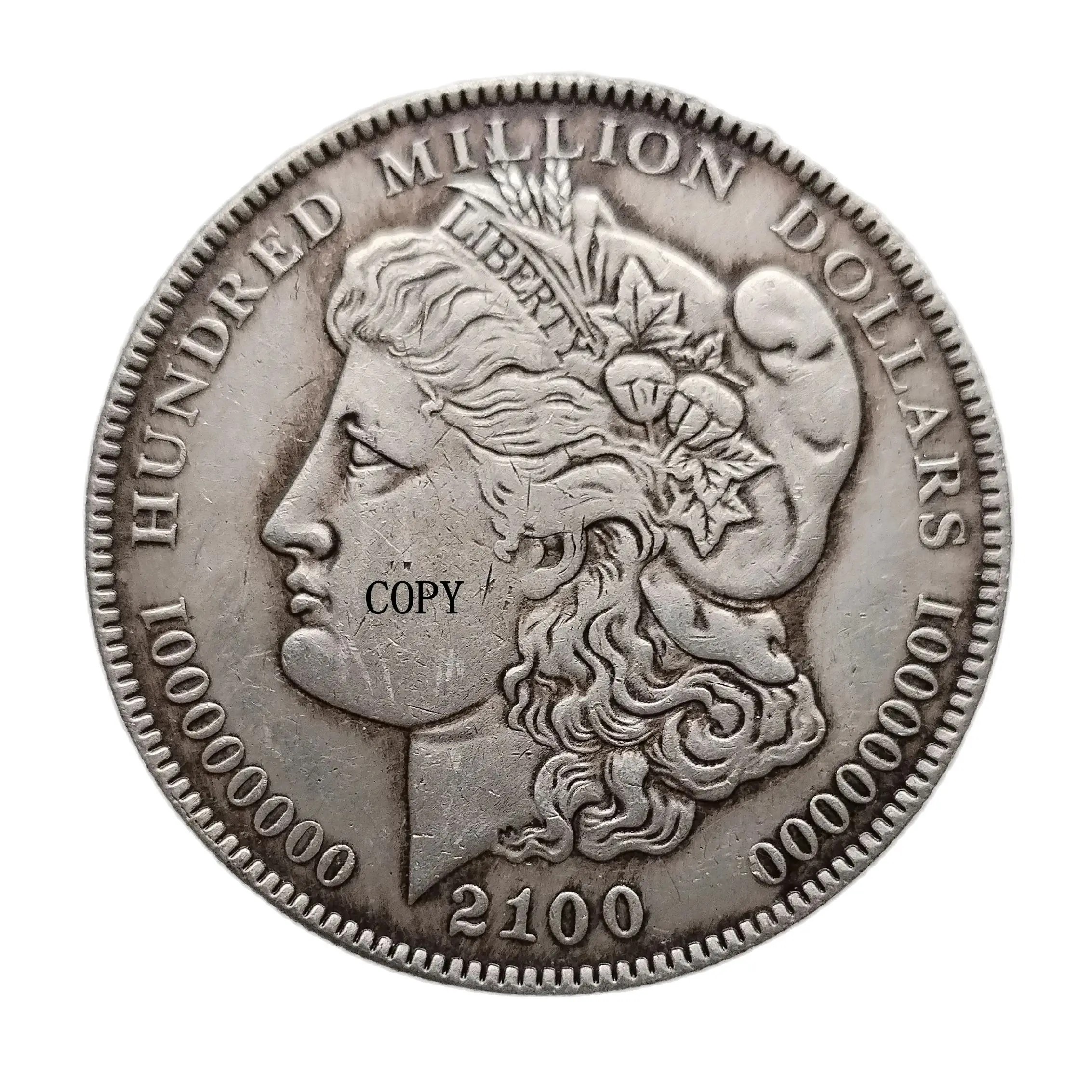 

HB(243) Хобо никель Морган доллар Посеребренная КОПИЯ монета