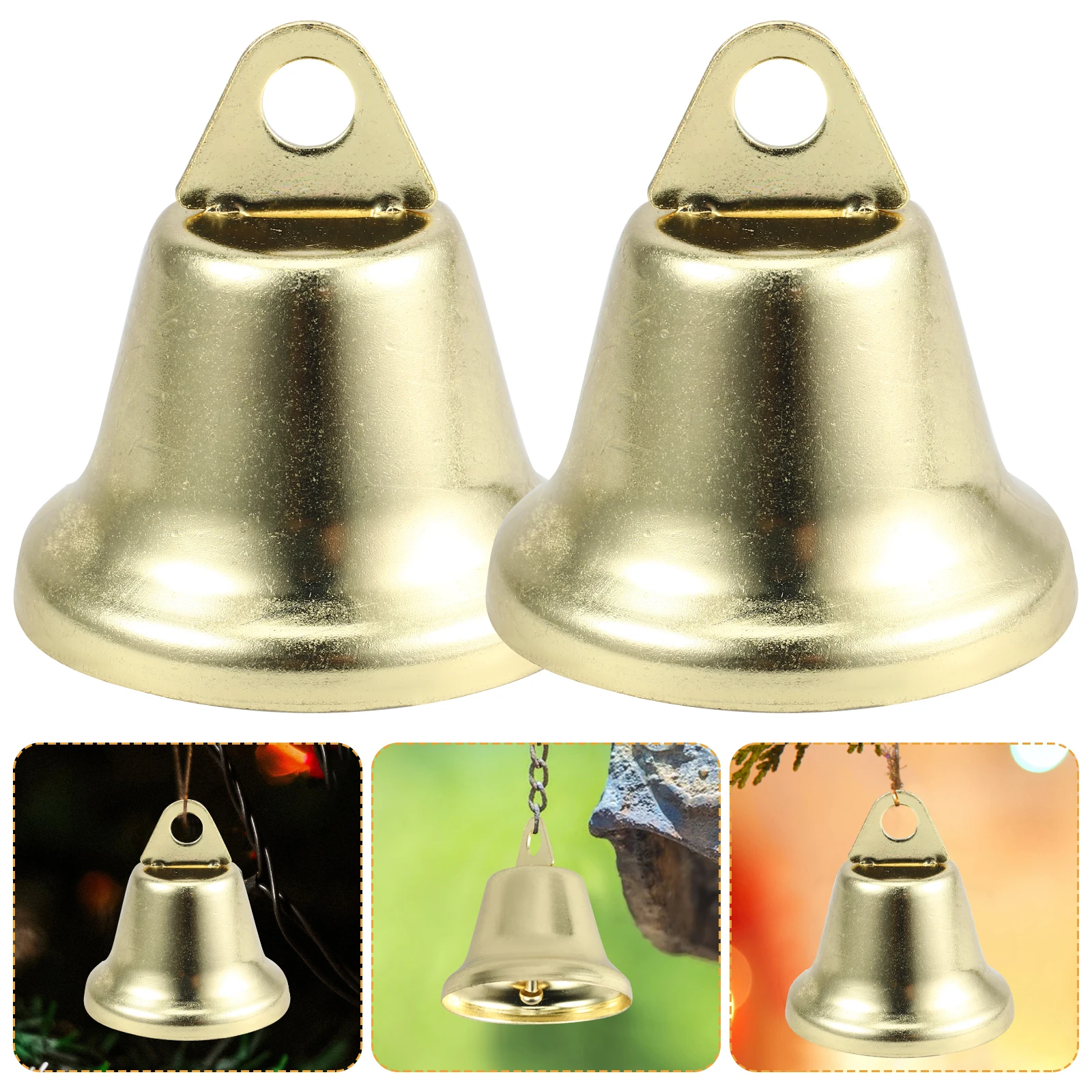 

20 Pcs The Bell Exquisite Decor Charm Diy Bells Ornament Crafts Iron Delicate Pendant