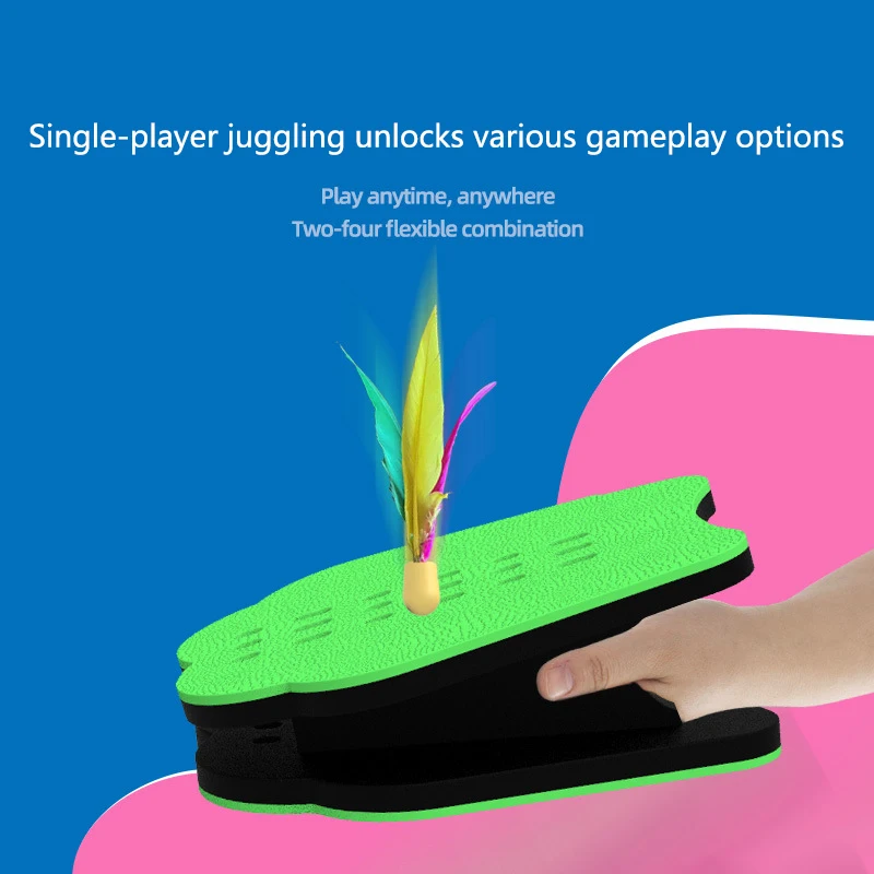 バドミントンセットハンドラケットジャズミントンおもちゃゲーム子供インタラクティブゲームパドルボール屋外ゲーム庭遊びのおもちゃ人々のため