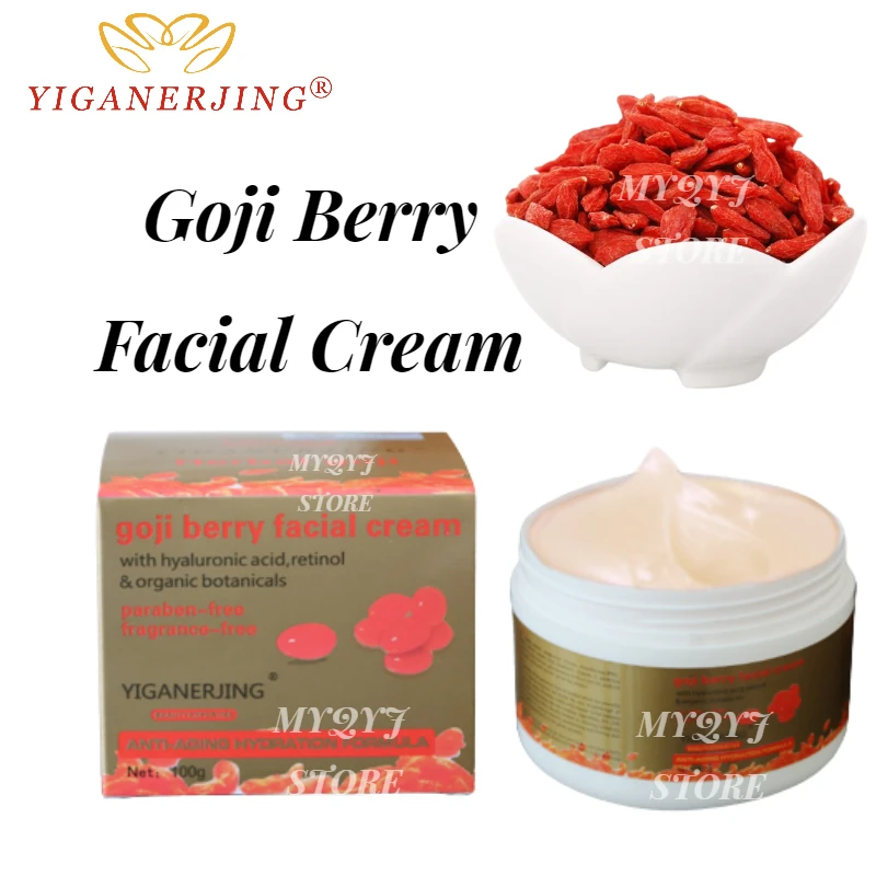 Yiganerjing Control Anti Aging Anti-Oxidation Goji Creme Herbal Feuchtigkeits Öl 1Pc 100G Goji Beeren Gesichts Creamnatural