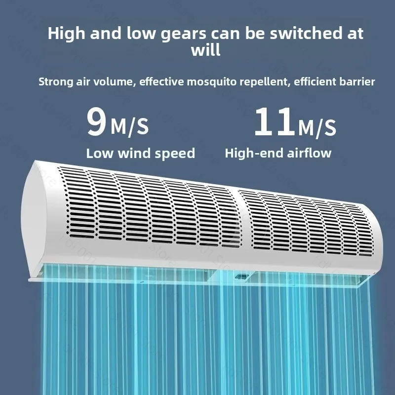 Door Air Curtain Machine Commercial Silent Restaurant Door Head Air Curtain Machine 1.5 Meters