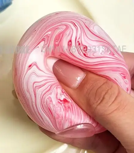 

Creative Maltose Flow Pattern Tie Stained Egg Pinch Fun Sensory Stress Relief and Release Toy
