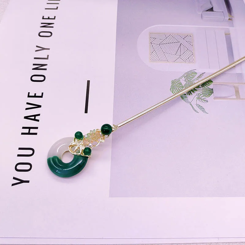 

Заколка для волос «Мир», современная спиральная заколка в китайском стиле, традиционная китайская заколка для волос и головной убор в древнем стиле.