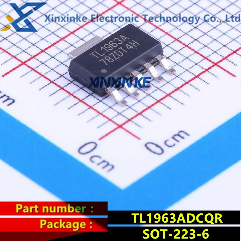 TL1963ADCQR TL1963A SOT-223-6 LDO Voltage Regulators Sgl Output LDO 1.5A Adj Fast Trans Resp Brand New Original