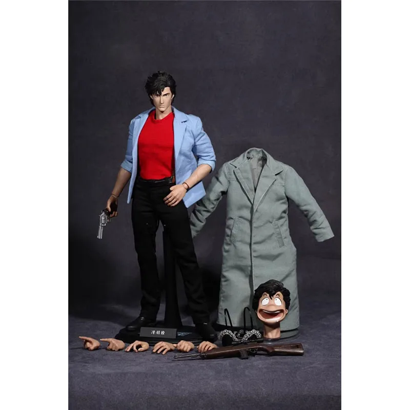 

In Stock Original HotToys HT CMS02 Ryo Saeba City Hunter 1/6 Animation Character Model Action Toys Gifts