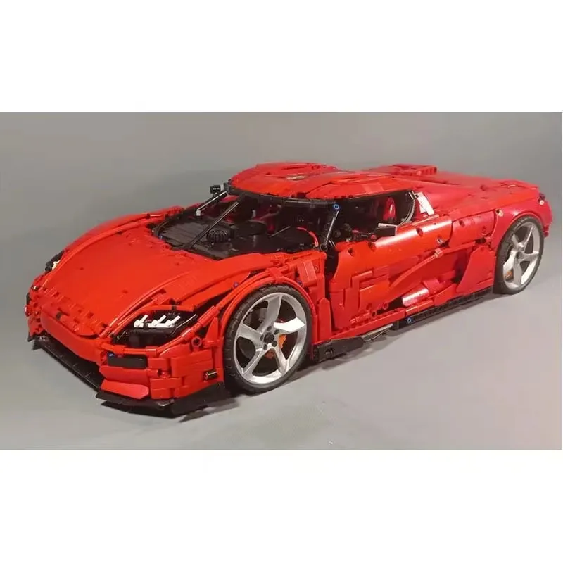 MOC-161672 New CC850 Red Supercar Splicing Construction Building Blocks 3702 Building Blocks Parts Children's Birthday Toy Gifts