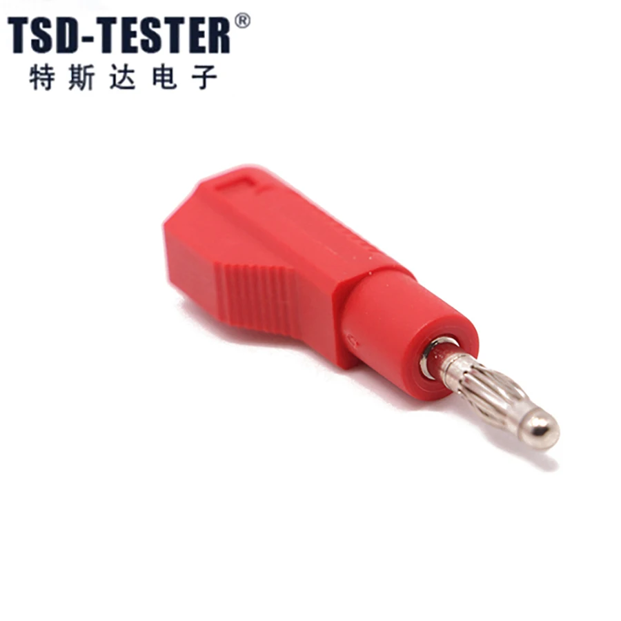 Free Shipping Nickel-plated Copper 4mm Stackable Banana Plugs Inserted Activity Continued Connector(10 Pcs Per Package)