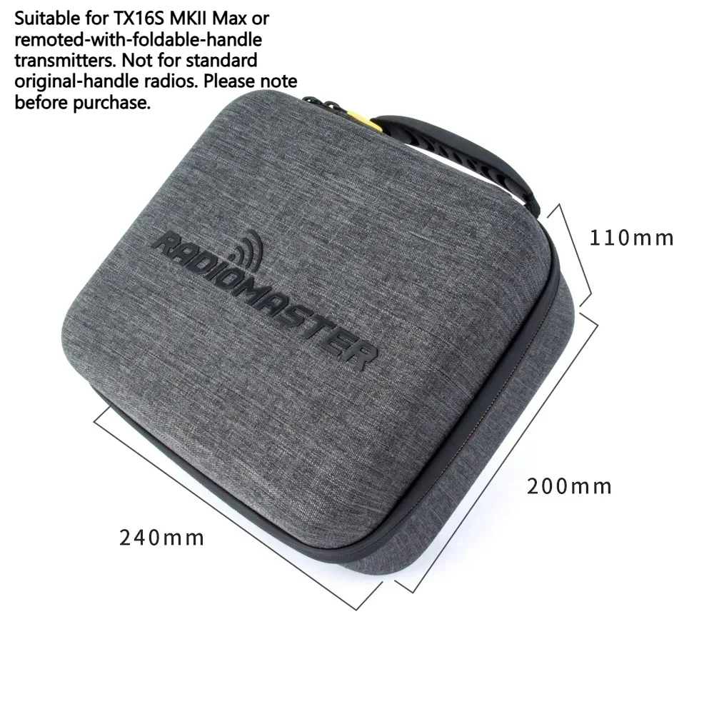 RadioMaster TX16S Hard Carry Case, Medium & Large Size Optional EVA Protective Storage Bag for TX16S MKII Max RC Transmitter