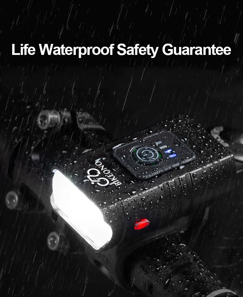 Front Rear Bicycle Light T6 LED Front MTB Mountain Bicycle Lamp Front And Back Bike Headlight Flashlight Cycling Scooter tail